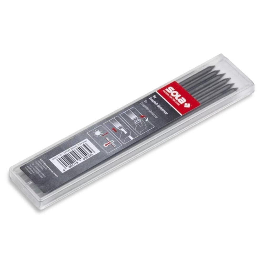 SOLA TLM EM F Deep Hole Marker Lead Refill 6-Pack - TileTools