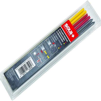 SOLA TLM EM F Deep Hole Marker Lead Refill 6-Pack - TileTools